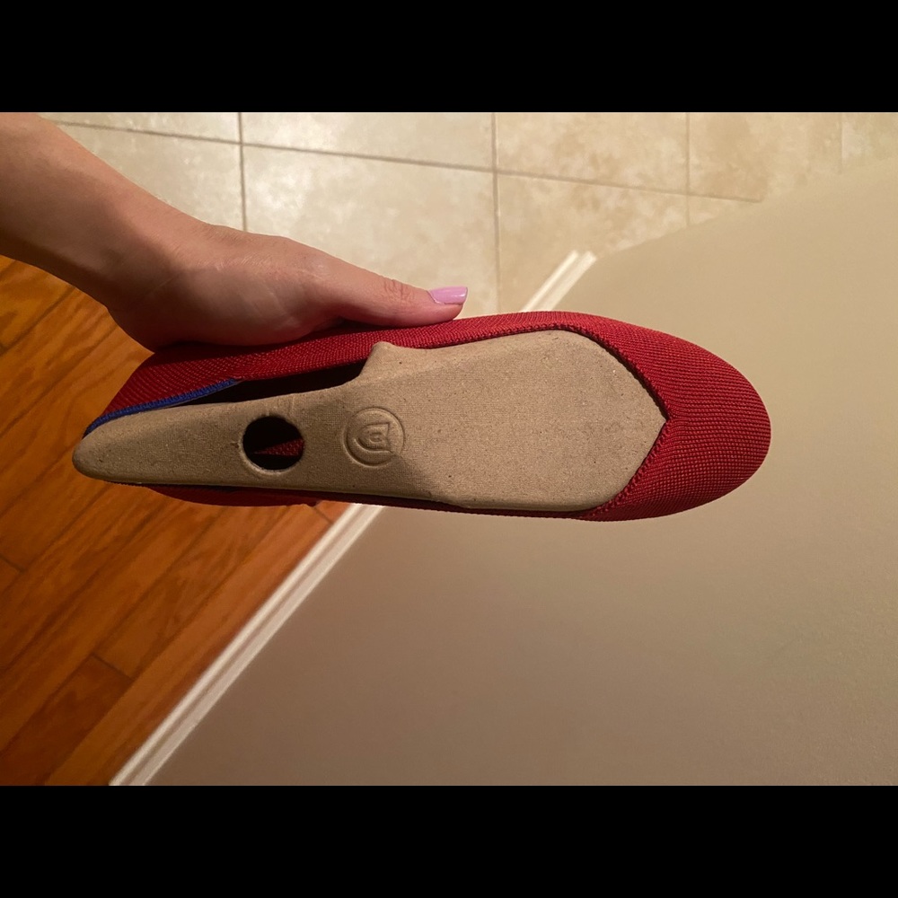 🍷🌶 Rothys awesome scooter red size 7 - Picture 8 of 11